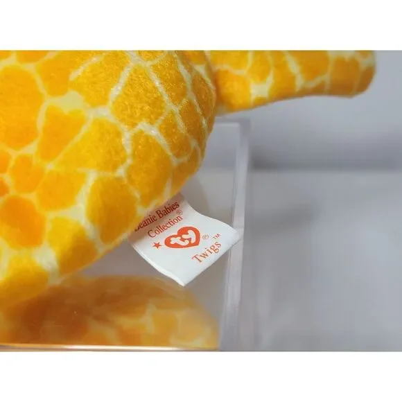 TY Beanie Babies Twigs 3rd Generation Plush Soft In The Box Giraffe Lot Of 2 - Picture 3 of 6
